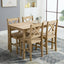 Classic Solid Wooden Dining Table and 4 Chairs Set Kitchen Home