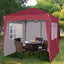 Pop-up Gazebo 2m x 2m Waterproof Outdoor Garden Heavy Duty