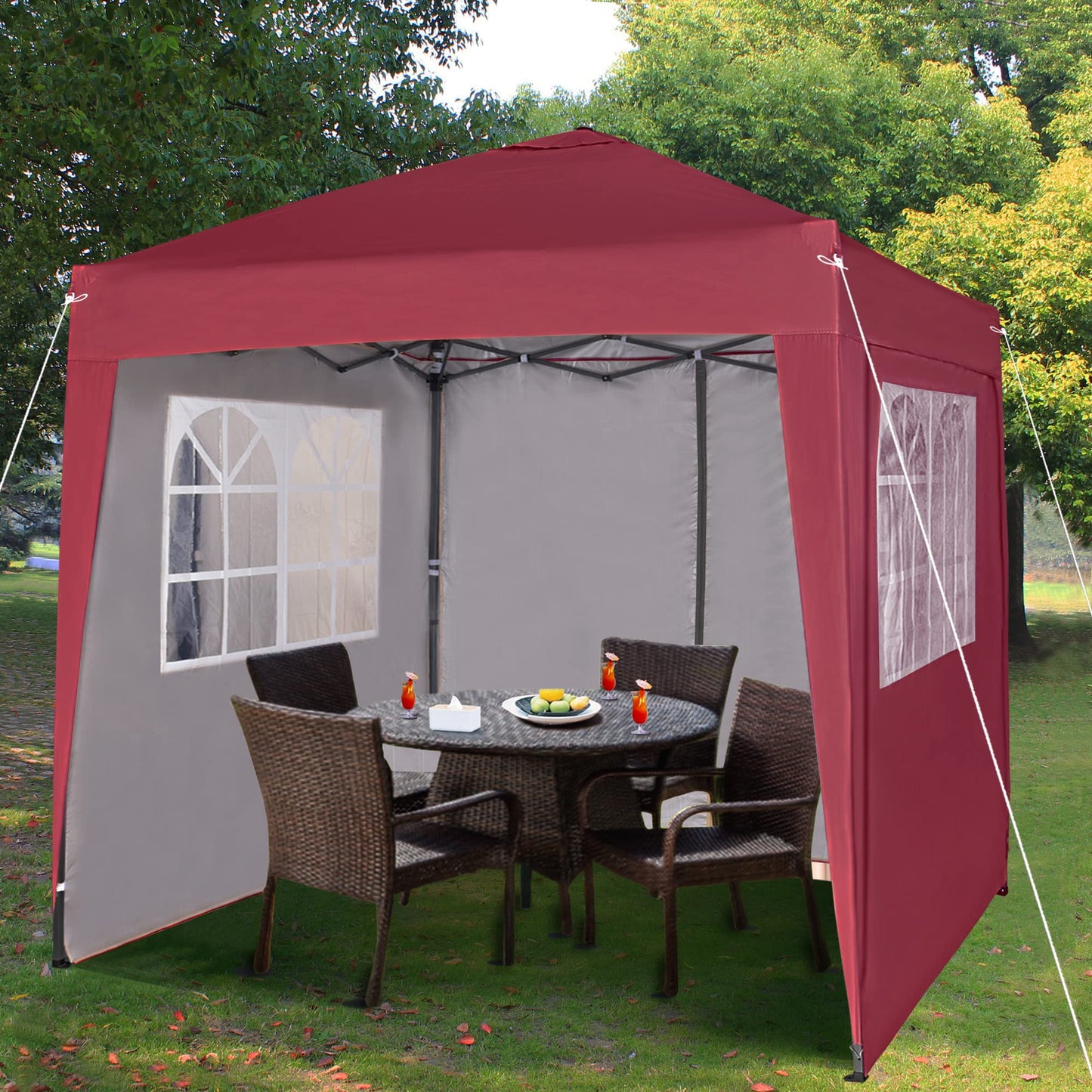Pop-up Gazebo 2m x 2m Waterproof Outdoor Garden Heavy Duty